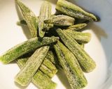 お弁当★オクラのピリ辛ナムル★作り置き作り方1写真