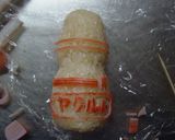 キャラ弁　「んっ？ヤクルトのおにぎり♪」作り方3写真