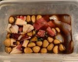 簡単!にんにく醤油づけ丼作り方2写真