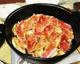 しし肉(猪肉)ですき焼き♪作り方5写真