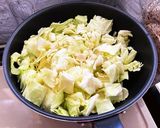 簡単ヘルシー☆絹厚揚げとキャベツの蒸し煮作り方3写真