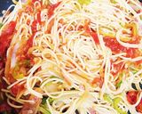 夏野菜のトマトソースパスタ♪作り方4写真
