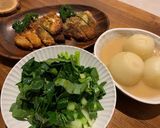 フライパンで梅しそ豚カツ作り方3写真