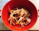 ロティサリーチキンの鶏がら野菜スープ作り方2写真