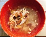 ロティサリーチキンの鶏がら野菜スープ作り方3写真