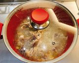 ロティサリーチキンの鶏がら野菜スープ作り方5写真
