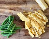簡単＆定番【コーンいんげんのバターソテー作り方4写真