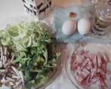 夏野菜と鰯の重ね焼き＆カルボ風野菜パスタ作り方10写真
