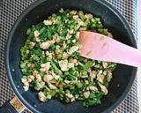 ソフトケールの中華風そぼろ炒め。作り方6写真