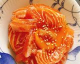 贅沢☆サーモン丼作り方3写真