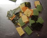 キャラ弁☆簡単「ぞうのエルマー♪」作り方1写真