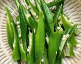 大根とオクラ・パプリカの胡麻酢和え作り方3写真