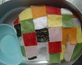 キャラ弁☆簡単「ぞうのエルマー♪」作り方3写真