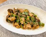 レンジで鶏のバルサミコ酢照り焼き＊作り方4写真