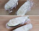 簡単トースターでナスのバジル味噌チー田楽作り方1写真