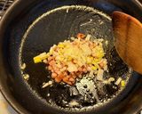 香薫ウインナーと長ネギの味噌そぼろ作り方4写真