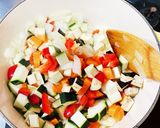 サバ缶と野菜のトマトスープ作り方4写真