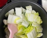 白菜とブロッコリーの豆乳クリーム煮作り方1写真