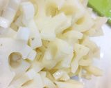 れんこん豚挽きしょうが炒め煮。作り方1写真