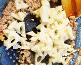 れんこん豚挽きしょうが炒め煮。作り方3写真