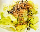 塩昆布とかつお節が旨味！和風無限レタス作り方3写真