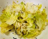 塩昆布とかつお節が旨味！和風無限レタス作り方4写真