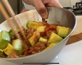 簡単♪キムチアボカド納豆の冷やしそば作り方1写真