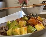 簡単♪キムチアボカド納豆の冷やしそば作り方3写真