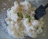 冷やご飯で香ばしいお焼き♪マヨチー帽子作り方1写真