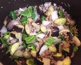 目玉焼きのっけ夏野菜カレー作り方3写真