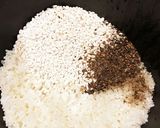 麦茶でもち麦ごはん作り方1写真
