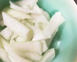 全てレンジ胸肉なす甘酢ごまだれ青椒肉絲風作り方2写真