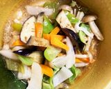 全てレンジ胸肉なす甘酢ごまだれ青椒肉絲風作り方15写真