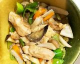 全てレンジ胸肉なす甘酢ごまだれ青椒肉絲風作り方16写真