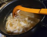 タラと炒め玉ねぎコンソメにんにくスープ作り方4写真