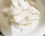 全てレンジ大根豚こまトンテキ味青椒肉絲風作り方6写真