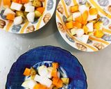 全てレンジ温野菜卵キムチ炒飯味チャンプル作り方6写真