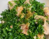鳥もも肉の柚子胡椒ねぎ胡麻油まみれ作り方3写真
