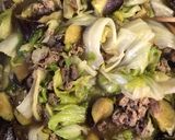 牛肉となすとレタスの牡蠣ソース炒め作り方10写真