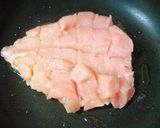 鶏むね肉のプレス焼きBBQソース風作り方2写真