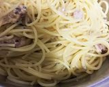 サバ缶と市販のレモンソースでパスタ作り方3写真