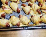 とろけるチーズとウィンナーハム巻きパイ作り方5写真