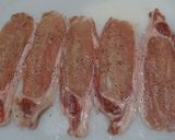 ツルムラサキとタマネギの肉巻き作り方1写真