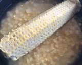 お鍋で炊く　トウモロコシごはん作り方3写真