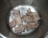 絶品)豚バラ軟骨の赤ワインソース煮込み作り方1写真