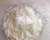 新玉ねぎのベーコンどれっしんぐサラダ ☆作り方1写真