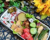 高校1年女子お弁当♡2020.07.03作り方1写真
