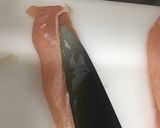 ササミのチーズフライ（米粉パン粉）作り方1写真