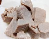 生カツオ生姜煮(解凍、刺身用を使って)作り方3写真