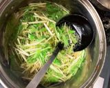 肉類の煮汁を捨てずにもう一品♡美味スープ作り方1写真